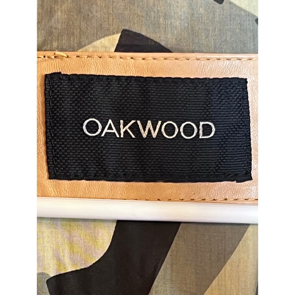 Oakwood Genuine Lambskin Leather Jacket Small Classic Moto Biker Bomber Luxury - Picture 3 of 13